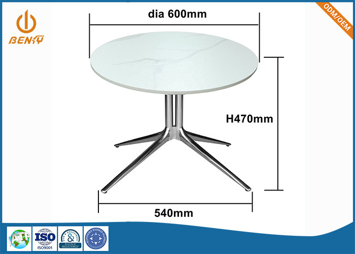Tables basses en aluminium en métal de pièces de rechange de meubles du bureau ADC12 d'OEM