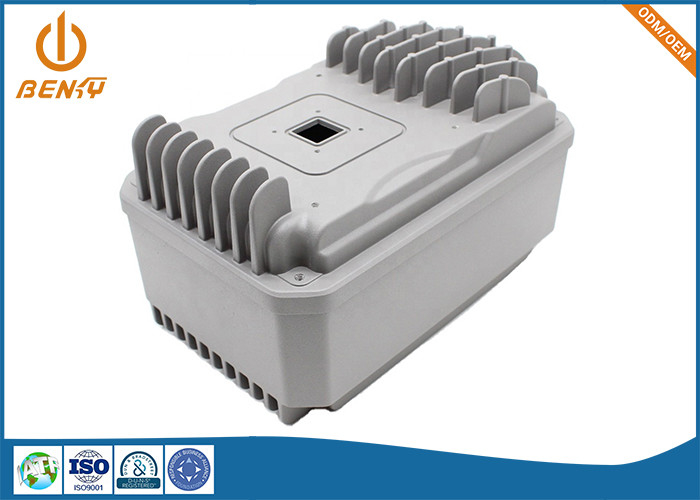 Moulage mécanique sous pression d'aluminium d'ODM d'OEM LED logeant le revêtement adapté aux besoins du client de poudre