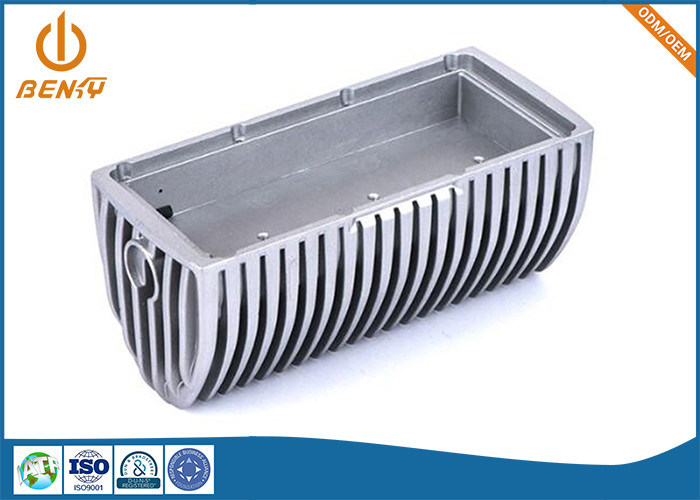 Moulage mécanique sous pression d'aluminium d'ODM d'OEM LED logeant le revêtement adapté aux besoins du client de poudre