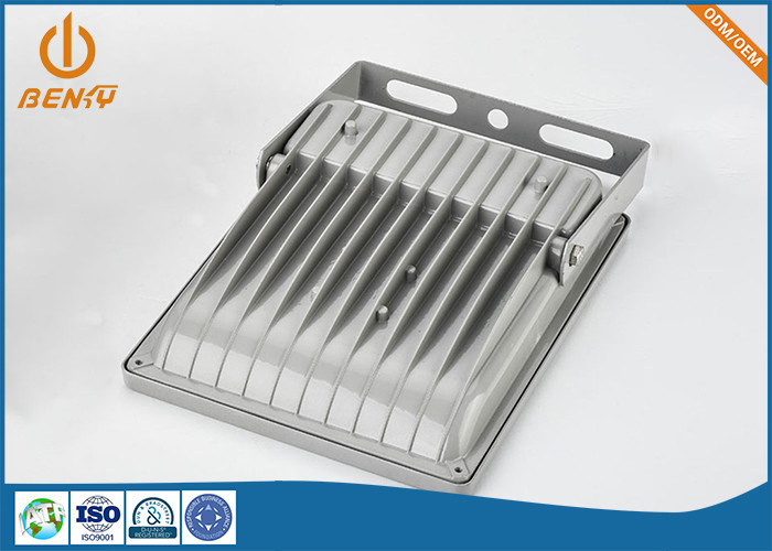 Moulage mécanique sous pression d'aluminium d'ODM d'OEM LED logeant le revêtement adapté aux besoins du client de poudre